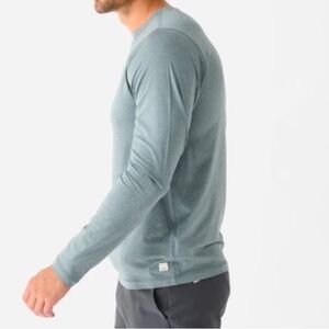 Vuori Men's Light Blue Strato Long Sleeve Tee